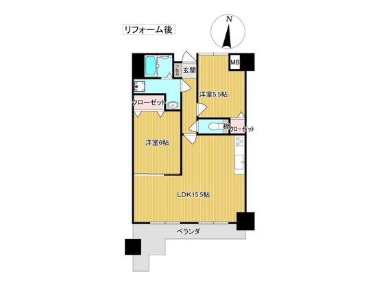 apartment 高知県高知市杉井流21-13 マノワール杉井流 1階北
