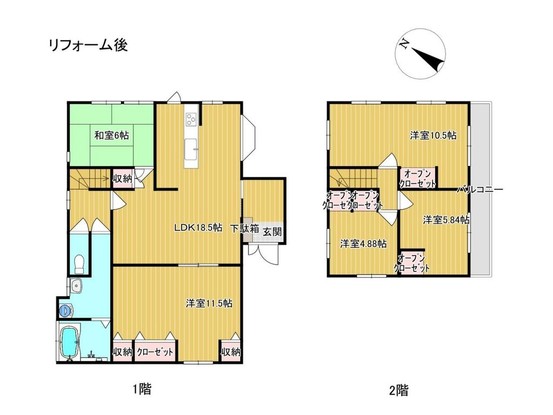 detached 高知県高知市杉井流21-13 マノワール杉井流 1階北