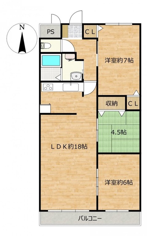 apartment 大分県大分市大字津守64番1 第五奈良勘ビル 105号室