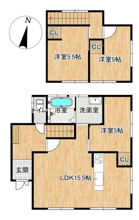 detached 大分県大分市大字津守64番1 第五奈良勘ビル 105号室