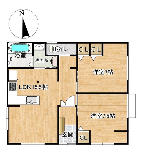 detached 大分県大分市大字津守64番1 第五奈良勘ビル 105号室