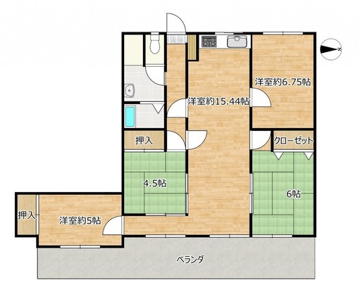 apartment 熊本県熊本市中央区帯山６丁目3-37 ペアレンツ坂本 2-A