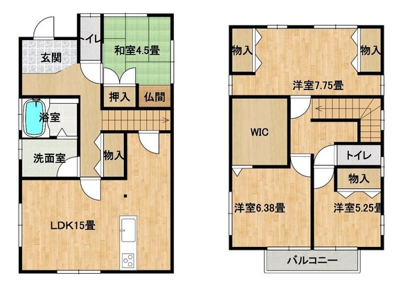 detached 熊本県熊本市中央区帯山６丁目3-37 ペアレンツ坂本 2-A