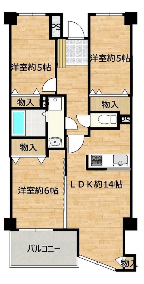 apartment 群馬県高崎市末広町
地図を見る
