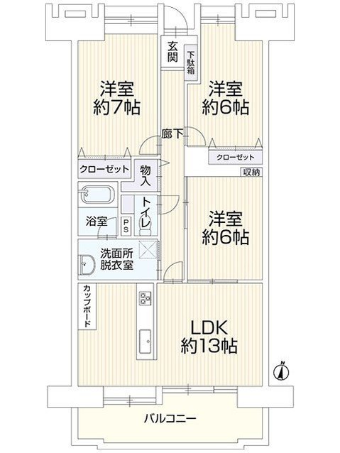 apartment 愛知県名古屋市名東区本郷３丁目5番地 グロウバルビル2階 2C号室