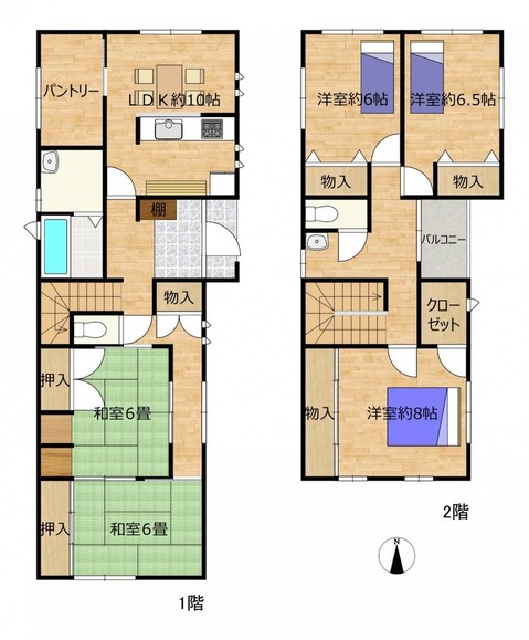 detached 新潟県新発田市富塚町２丁目2‐32 朝日ビル2階