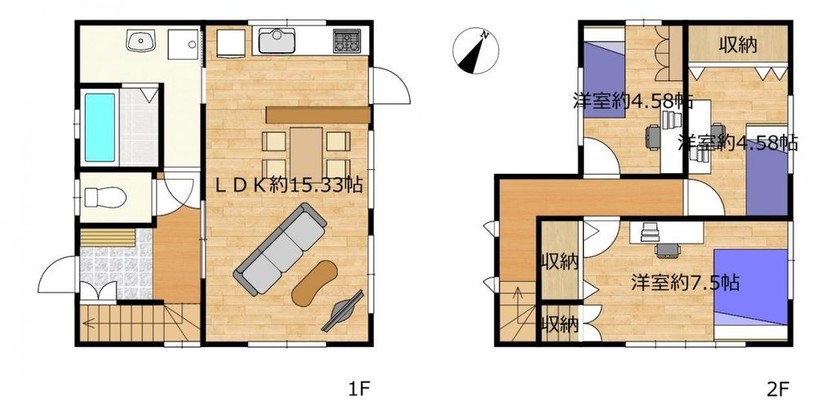 detached 新潟県新発田市富塚町２丁目2‐32 朝日ビル2階