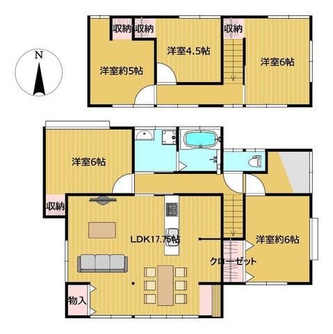 detached 福岡県大牟田市大字岩本字彦林2417-1 ブリッジ201号室
