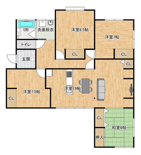 detached 福岡県大牟田市大字岩本字彦林2417-1 ブリッジ201号室