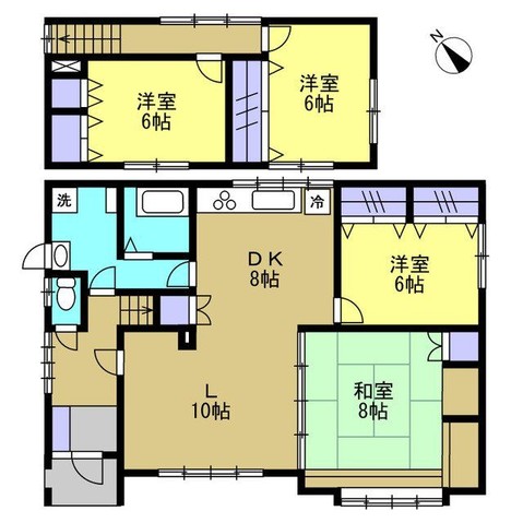 detached 北海道登別市若草町２丁目13-9 シルク21 102号室
