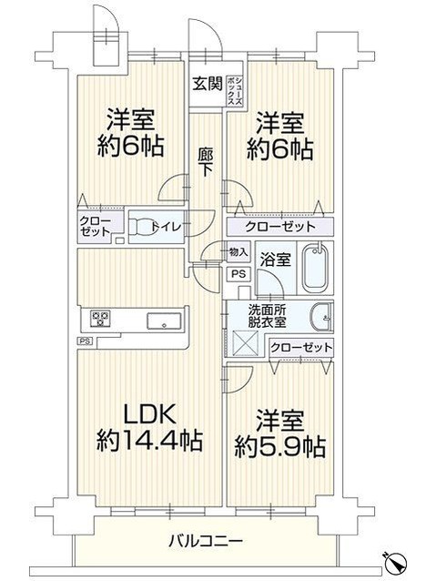 apartment 香川県丸亀市田村町1774番地2 マイタウン 西棟中