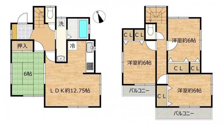 detached 埼玉県入間市大字上藤沢452-7