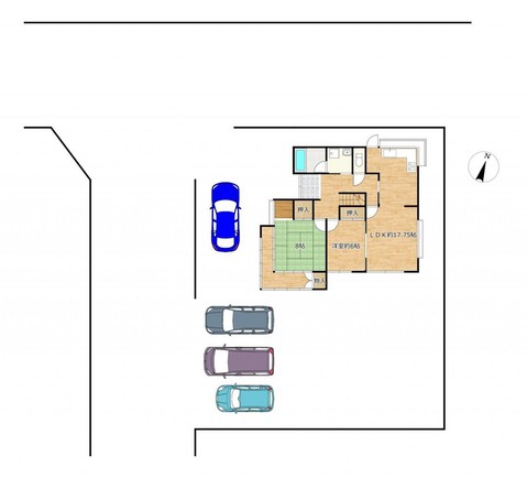 detached 宮城県柴田郡大河原町字新南48番地3 大河原町新南倉庫付事務所　102号室