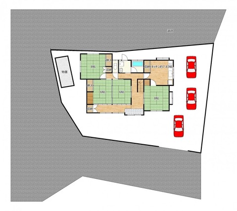 detached 宮城県柴田郡大河原町字新南48番地3 大河原町新南倉庫付事務所　102号室