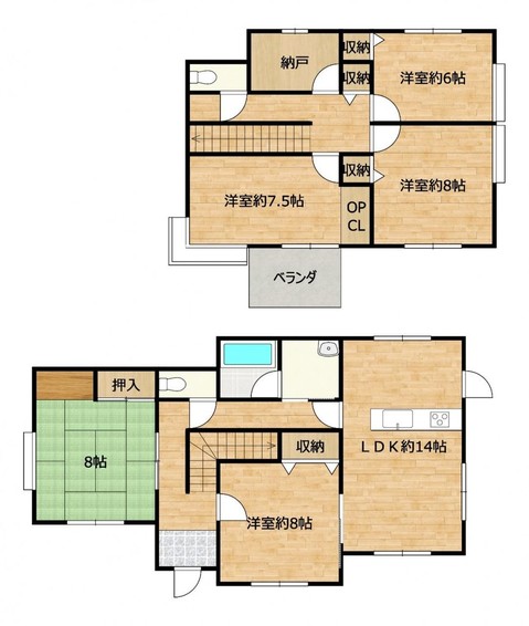 detached 宮城県柴田郡大河原町字新南48番地3 大河原町新南倉庫付事務所　102号室