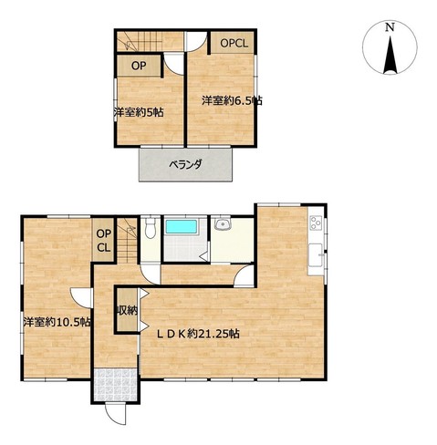 detached 宮城県柴田郡大河原町字新南48番地3 大河原町新南倉庫付事務所　102号室