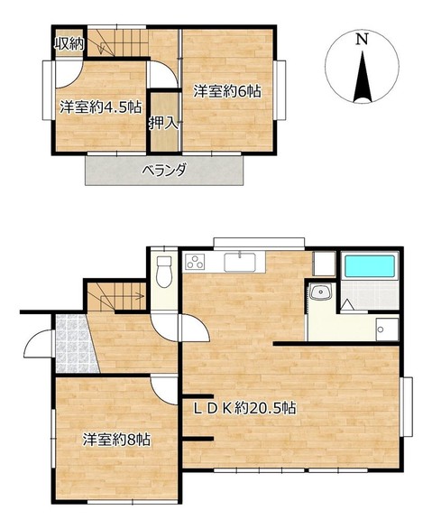 detached 宮城県柴田郡大河原町字新南48番地3 大河原町新南倉庫付事務所　102号室