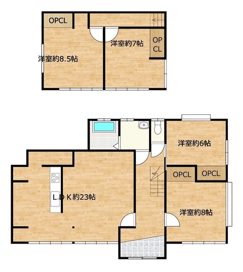 detached 宮城県柴田郡大河原町字新南48番地3 大河原町新南倉庫付事務所　102号室