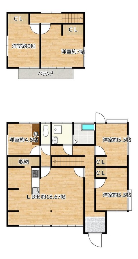 detached 宮城県柴田郡大河原町字新南48番地3 大河原町新南倉庫付事務所　102号室