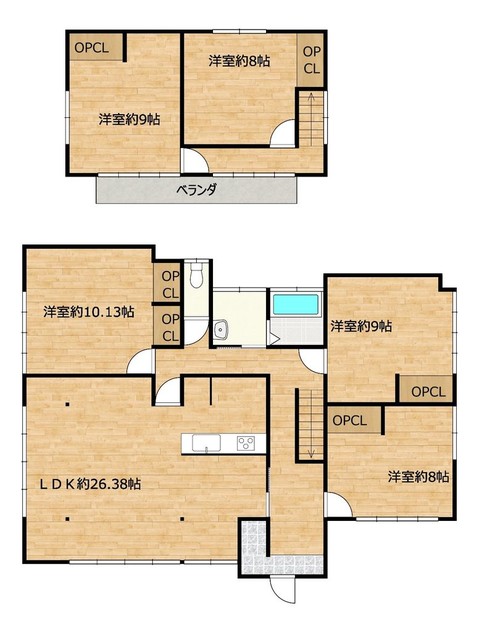 detached 宮城県柴田郡大河原町字新南48番地3 大河原町新南倉庫付事務所　102号室