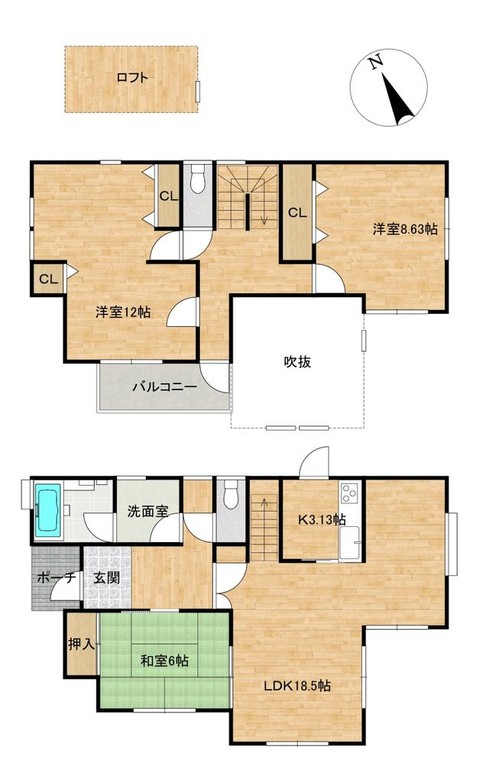 detached 宮城県柴田郡大河原町字新南48番地3 大河原町新南倉庫付事務所　102号室