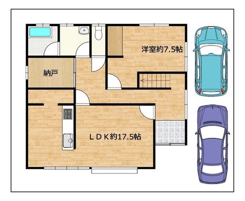 detached 宮城県柴田郡大河原町字新南48番地3 大河原町新南倉庫付事務所　102号室