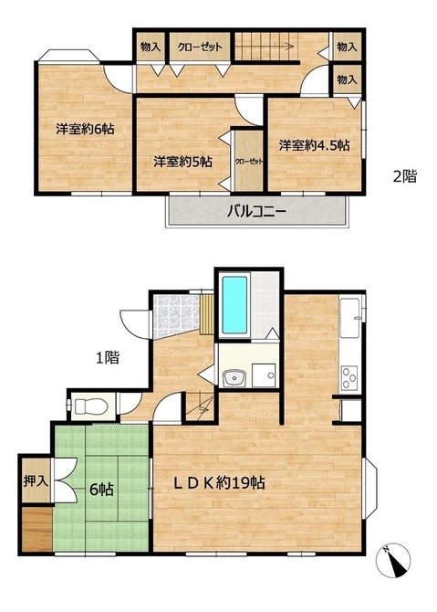 detached 千葉県佐倉市山王１丁目2-2 大野ビル2 2階