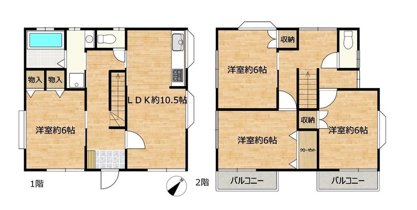 detached 千葉県佐倉市山王１丁目2-2 大野ビル2 2階