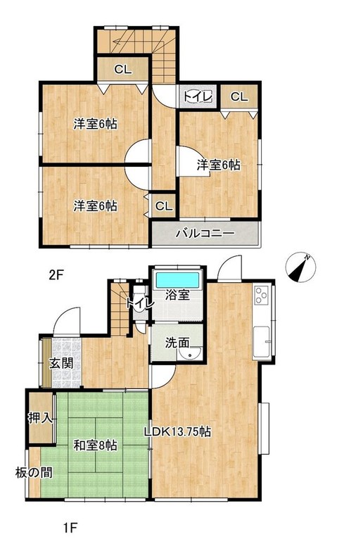 detached 千葉県佐倉市山王１丁目2-2 大野ビル2 2階