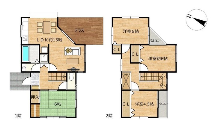 detached 兵庫県宝塚市泉町24-13 ジャルダン宝塚六番館 201号室