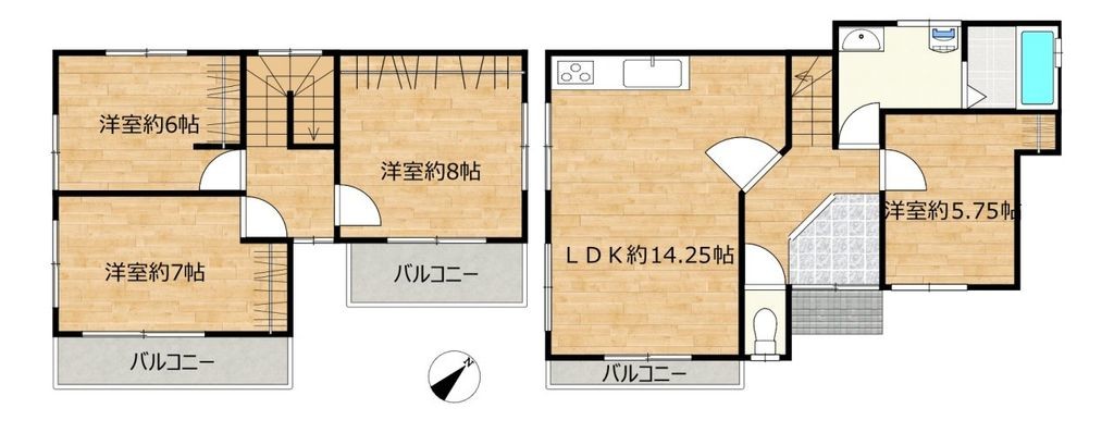 detached 兵庫県宝塚市泉町24-13 ジャルダン宝塚六番館 201号室