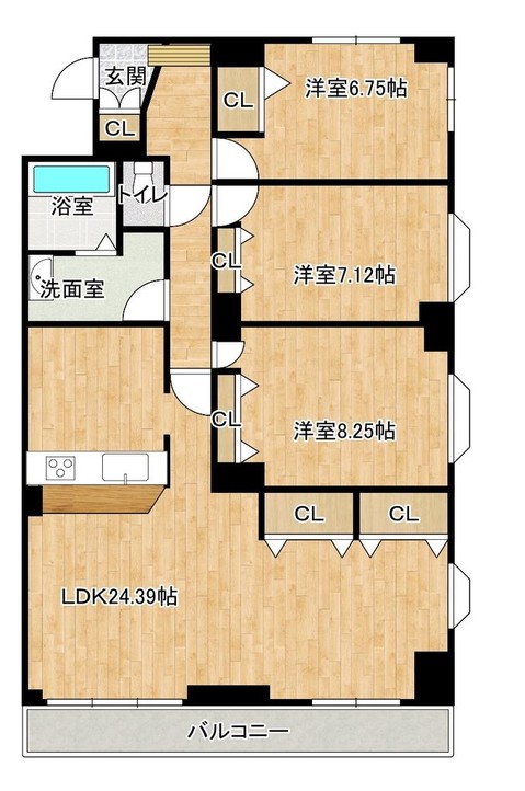 apartment 群馬県前橋市文京町３丁目23番16号 文京町3丁目貸店舗 1階