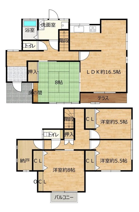 detached 奈良県北葛城郡河合町久美ケ丘１丁目
地図を見る