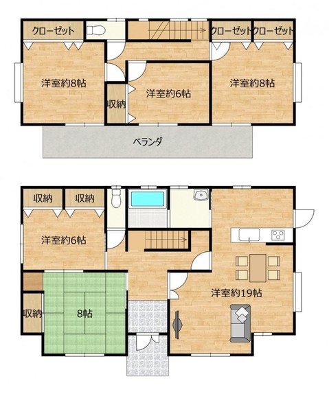 detached 宮城県石巻市中里３丁目8-5 メゾン・レスカール 1階3号室