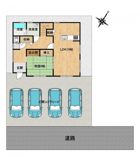 detached 宮城県石巻市中里３丁目8-5 メゾン・レスカール 1階3号室