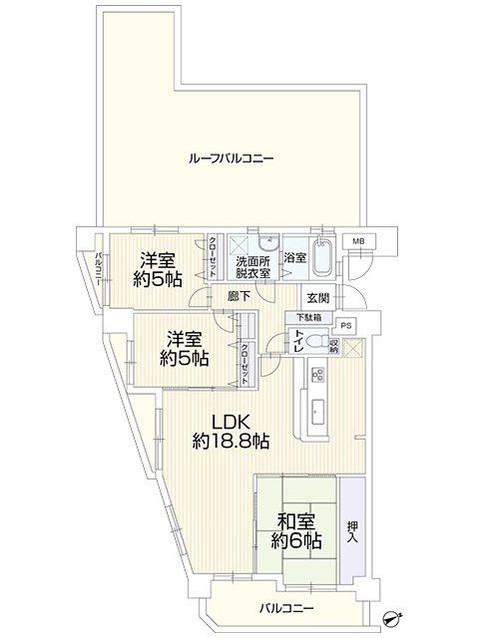 apartment 福岡県福岡市博多区那珂１丁目13-9 ND.BLD 3階