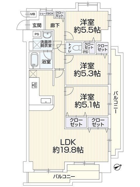 apartment 福岡県福岡市博多区那珂１丁目13-9 ND.BLD 3階