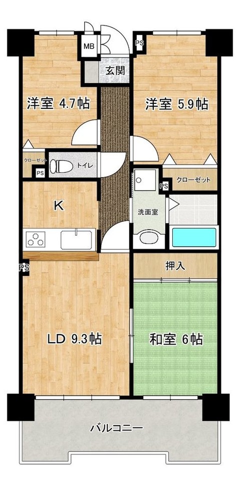 apartment 埼玉県本庄市五十子１丁目1-9 本庄テナント A号室