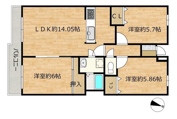 apartment 埼玉県本庄市五十子１丁目1-9 本庄テナント A号室