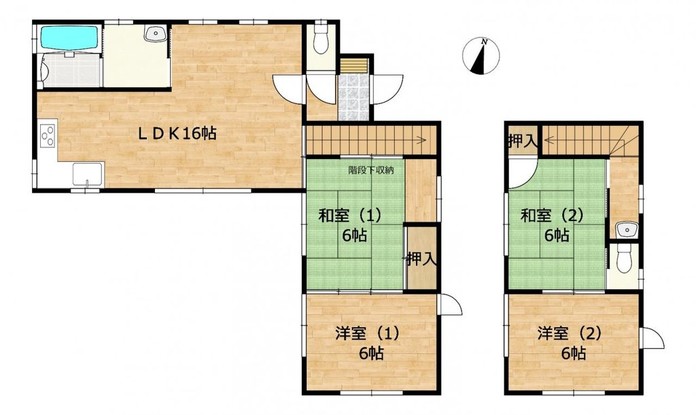 detached 長野県諏訪市沖田町１丁目96-2 広瀬橋Sビル A・B号室