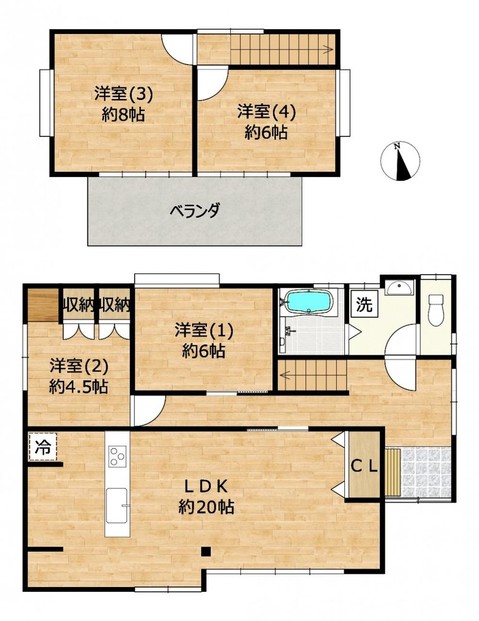 detached 長野県諏訪市沖田町１丁目96-2 広瀬橋Sビル A・B号室