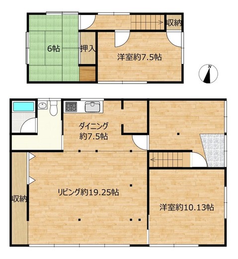 detached 長野県諏訪市沖田町１丁目96-2 広瀬橋Sビル A・B号室
