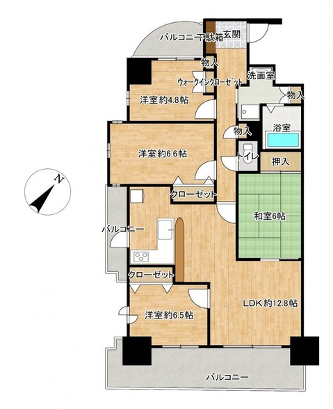 apartment 愛知県豊田市生駒町大坪17番地 キングスコート豊田生駒 1階