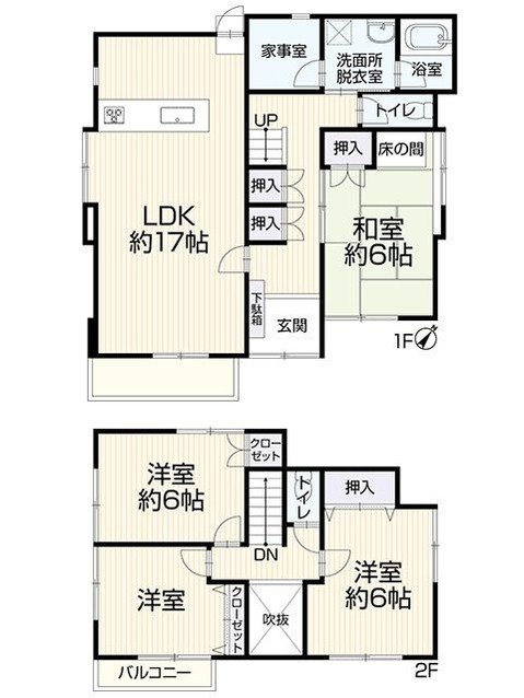 detached 愛知県豊田市生駒町大坪17番地 キングスコート豊田生駒 1階