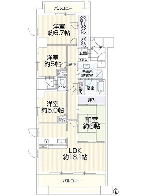 apartment 愛知県豊田市生駒町大坪17番地 キングスコート豊田生駒 1階