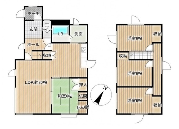 detached 北海道札幌市白石区北郷一条１丁目5番13号