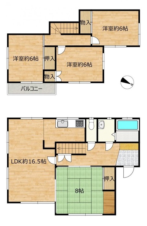 detached 茨城県つくば市上横場253‐1 M.Iビル 2‐A号室