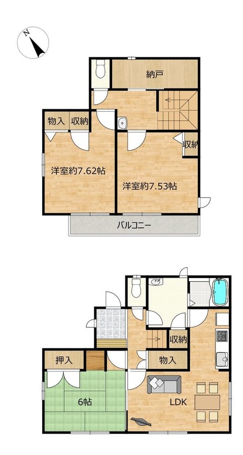 detached 茨城県つくば市上横場253‐1 M.Iビル 2‐A号室