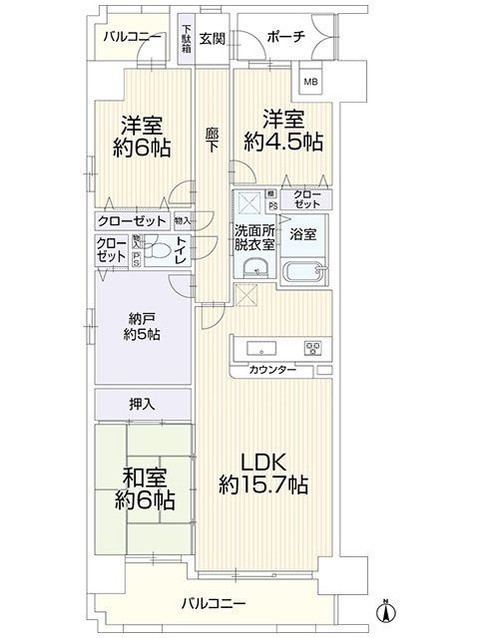 apartment 愛知県名古屋市名東区本郷３丁目5番地 グロウバルビル2階 2C号室