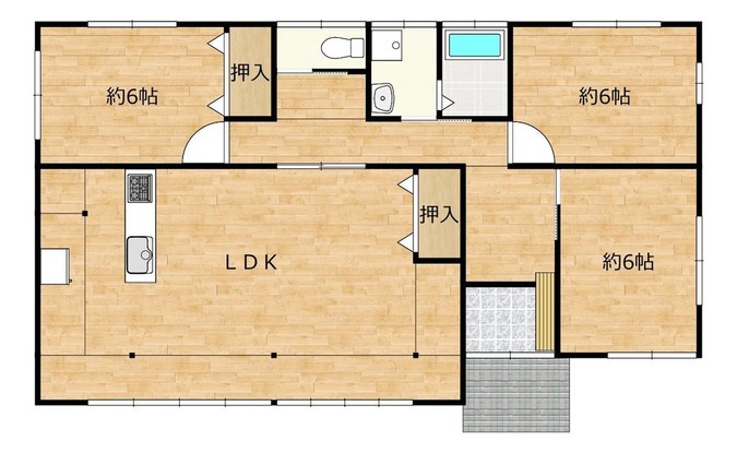 apartment 熊本県熊本市中央区帯山６丁目3-37 ペアレンツ坂本 2-A
